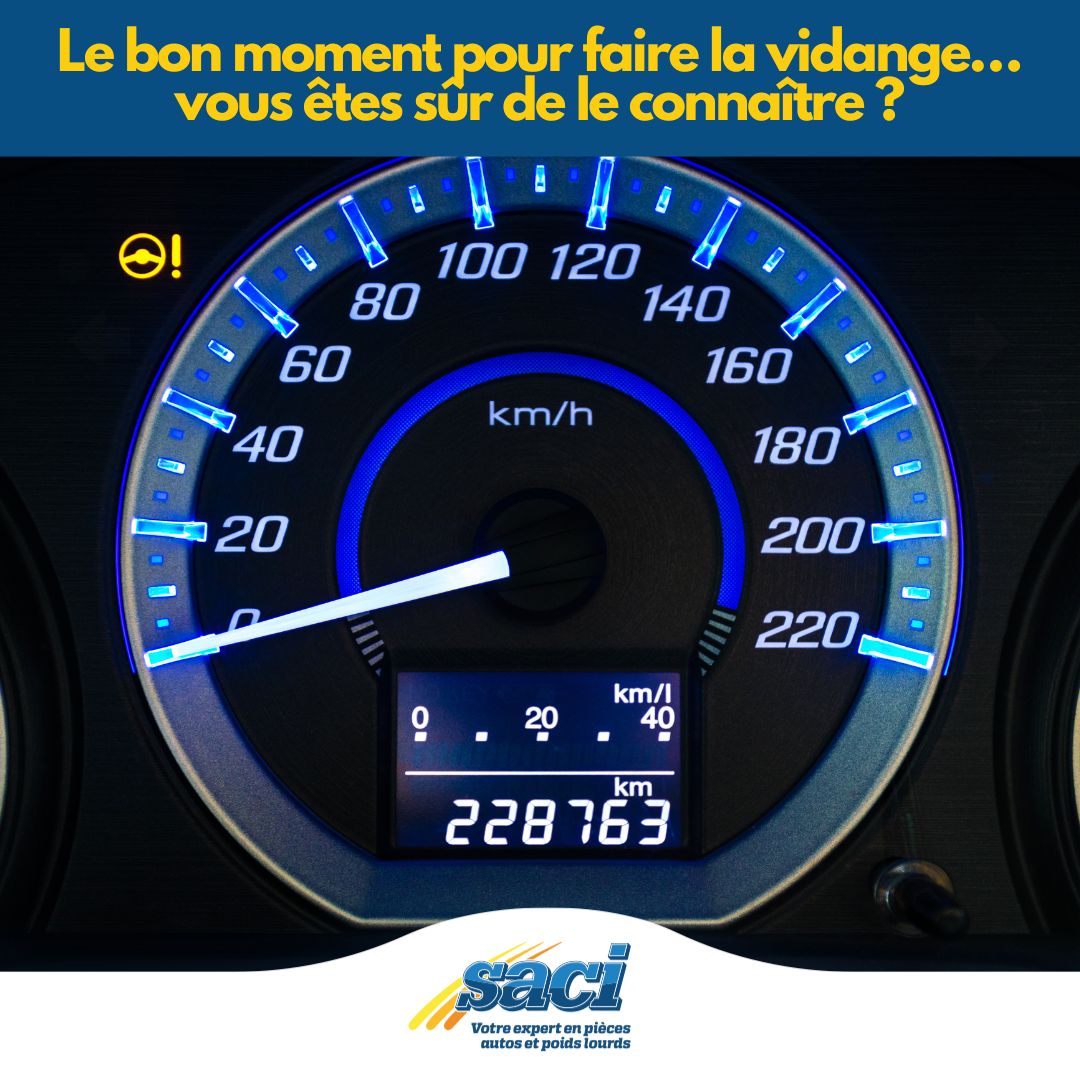 Le bon moment pour faire la vidange - Saci