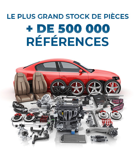 + de 500 000 références de pièces auto et poids lourd
